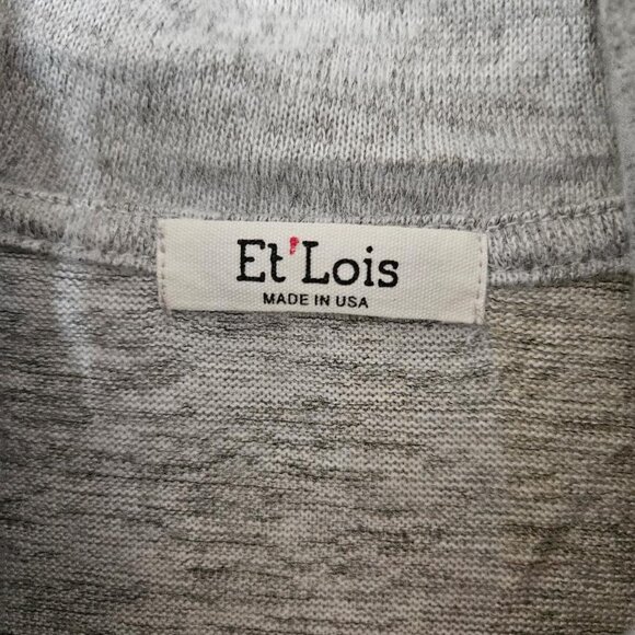 Et' Lois free size dress with cowl neck (USA). Very colorful geometric pattern. - Picture 8 of 8